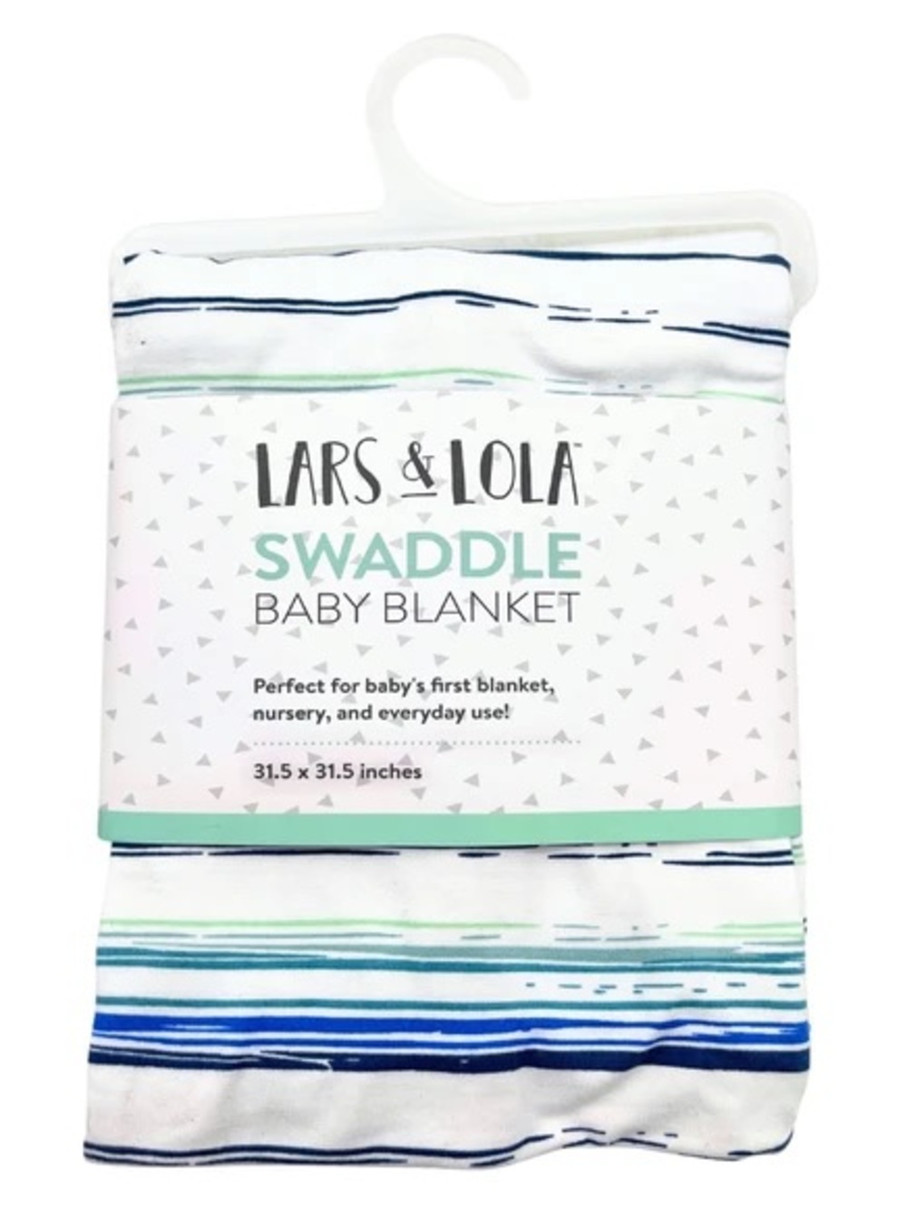 Blue Stripe Swaddle Baby Blanket pack of 3